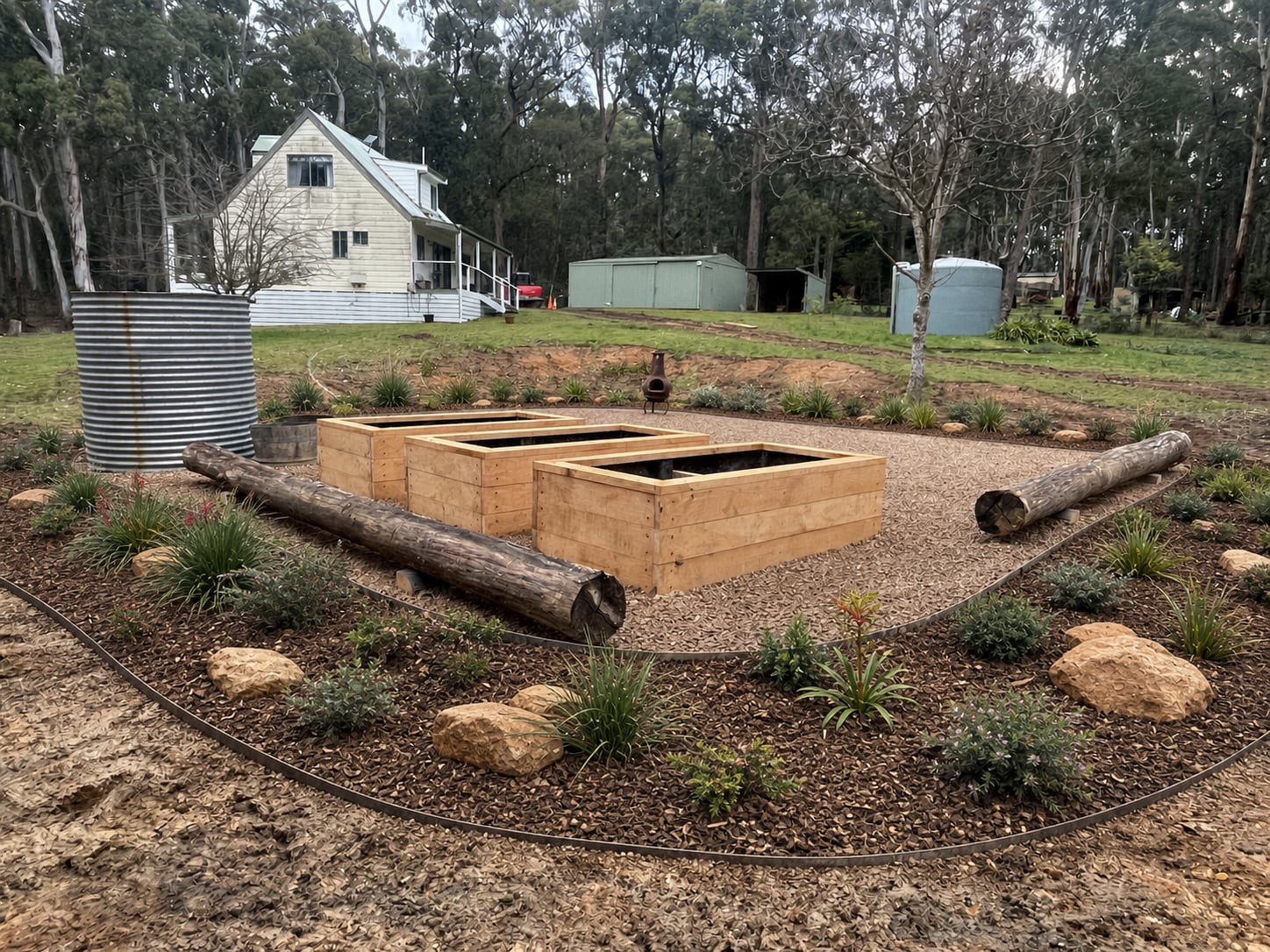Landscaping project by Get Fire Ready
